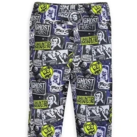 Disney Parks HAUNTED MANSION 3/4 Length Capri Leggings Size Large NEW w/ Tags - Picture 1 of 2